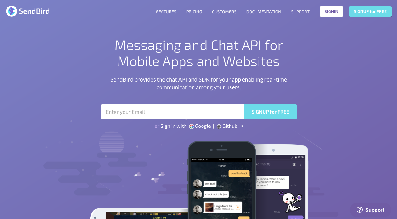 Message bird. Chat API.